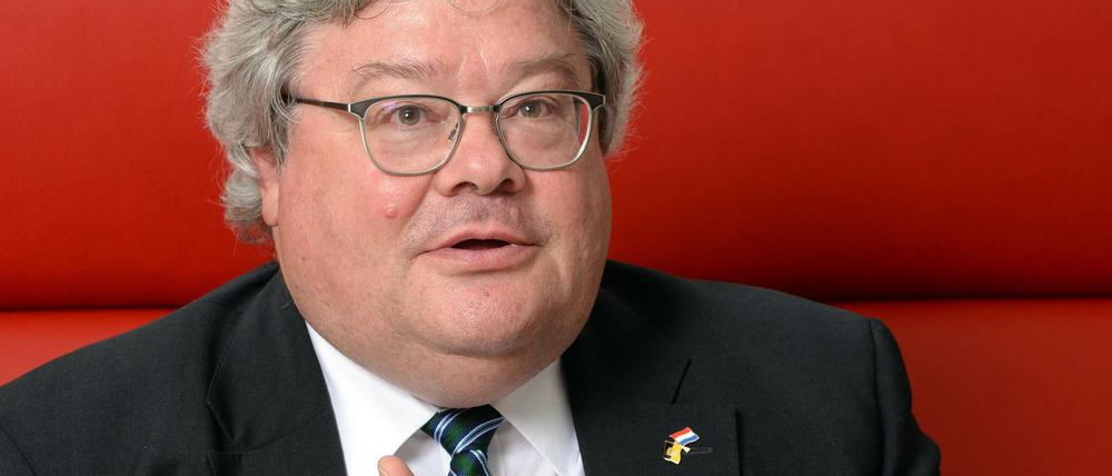 Der Grünen-Europaabgeordnete Reinhard Bütikofer.