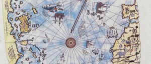 Die Karte des Piri Re’is (um 1470 bis 1554) stellt die gesamte Andenkette im Westen Südamerikas und den korrekten Küstenverlauf im Osten und Süden dar. Hinzu kommt ein Tier, das dem Lama nicht unähnlich ist. 