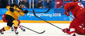 Jonas Müller, 22, erzielte im Finale gegen Russland beinahe den Siegtreffer.