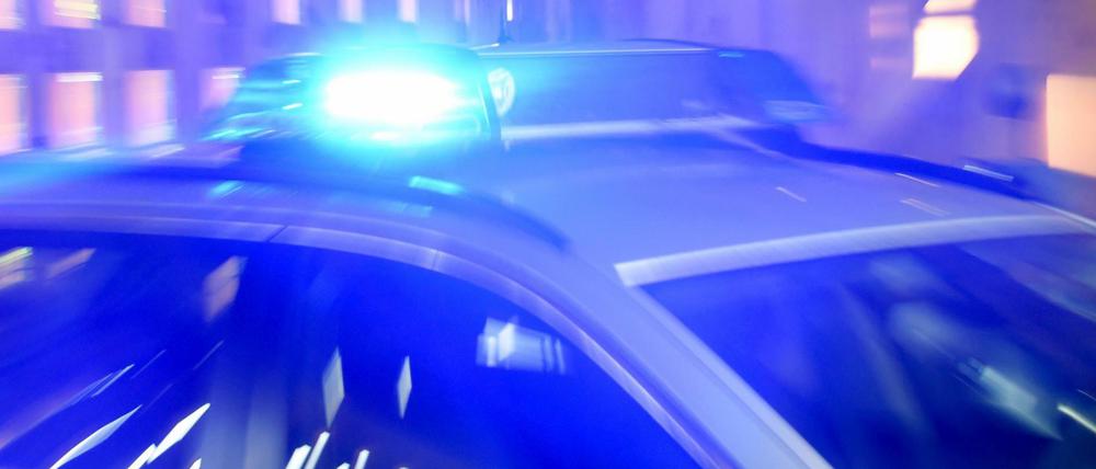 Ein Streifenwagen der Bundespolizei in Flensburg.