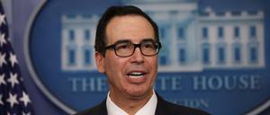 Kündigt Sanktionen gegen Russland an: Finanzminister Steven Mnuchin. 