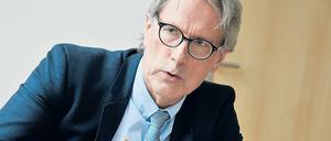 Finanzsenator Matthias Kollatz-Ahnen in seinem Büro in der Senatsverwaltung für Finanzen.