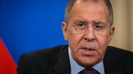 Russlands Außenminister Sergej Lawrow
