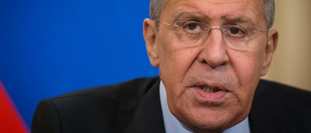 Russlands Außenminister Sergej Lawrow