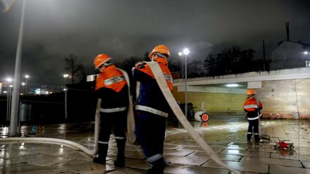 Übungsstunde bei der Jugendfeuerwehr.