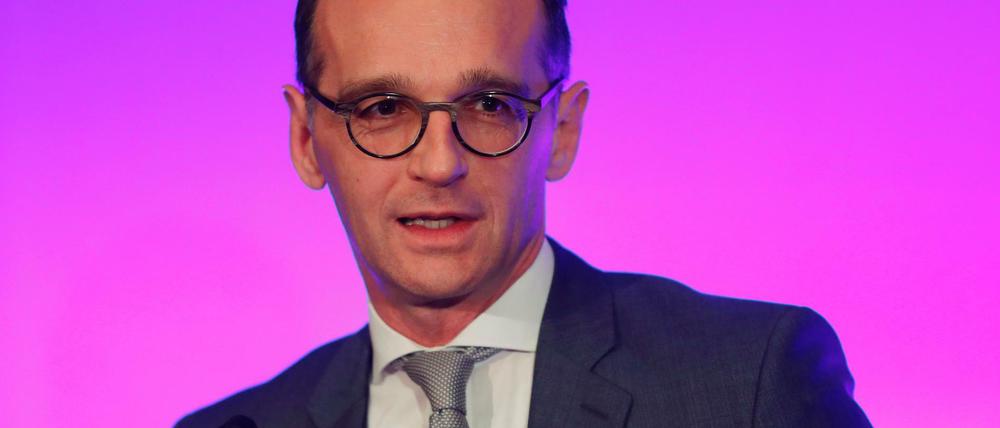 Der neue Bundesaußenminister Heiko Maas (SPD) in Paris