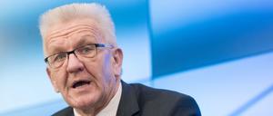Pocht auf das Vorschlagsrecht der Grünen: Winfried Kretschmann, Ministerpräsident von Baden-Württemberg.