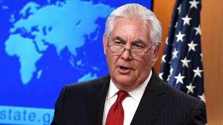 Rex Tillerson wurde am Dienstag von US-Präsident Donald Trump entlassen. 