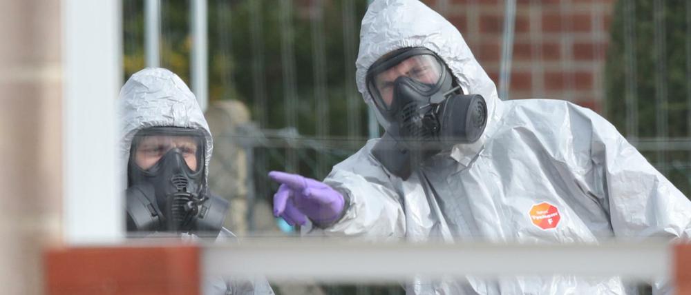 Spurensuche in Salisbury nach dem Anschlag auf Doppelagent Sergej Skripal. Die Ermittler erklären: Die Spur führe nach Russland.