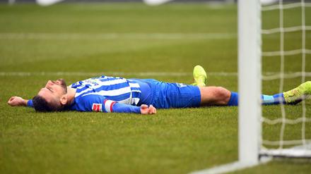 Zum Hinlegen: Herthas glückloser Stürmer Ibisevic.