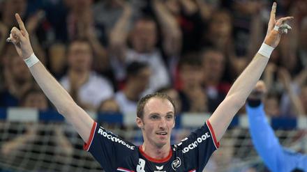 Der Jubel eines Teamspielers. Holger Glandorf sind persönliche Rekorde nicht wichtig. 
