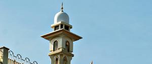 Mosche mit Minarett in Kreuzberg. Für die geplante Moschee in Mariendorf gibt es noch keine Pläne. 