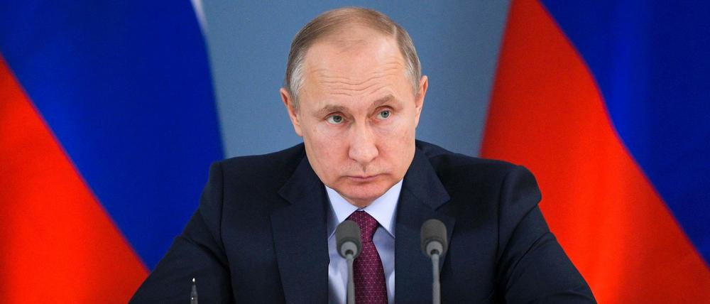 Russlands Präsident Wladimir Putin. Es war allein seine Wahl.