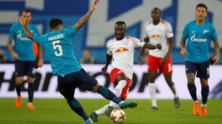 Naby Keita zog mit Leipzig ins Viertelfinale ein. 