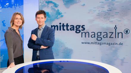 Jessy Wellmer und Sascha Hingst moderieren das "Mittagsmagazin" seit Anfang 2018 für den RBB.