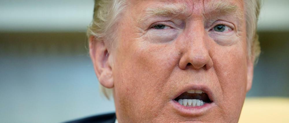 Härte zeigen im Kampf gegen Drogenmissbrauch: US-Präsident Donald Trump