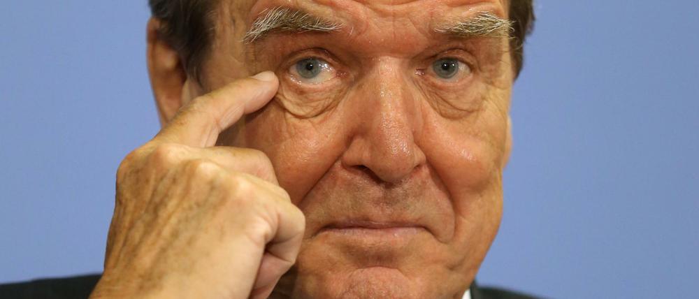 Der ehemalige Bundeskanzler Gerhard Schröder (SPD) 