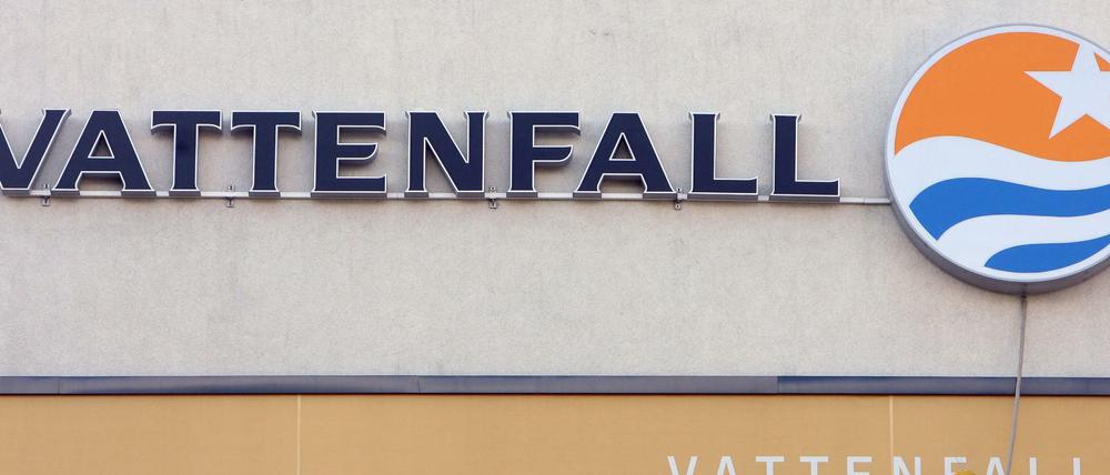 Vattenfall-Logo in Berlin.