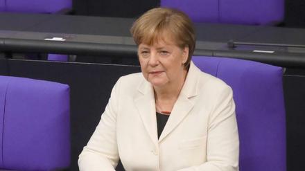 Bundeskanzlerin Angela Merkel (CDU).