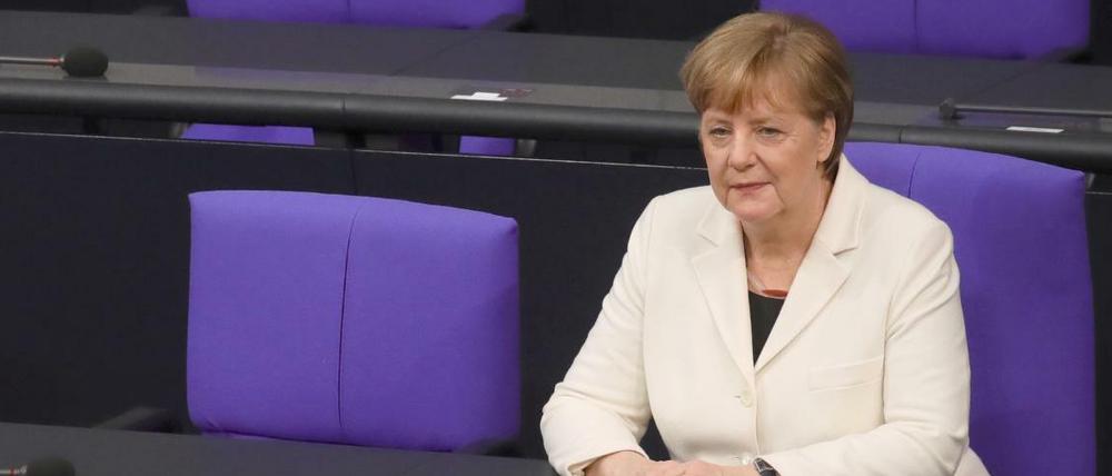 Bundeskanzlerin Angela Merkel (CDU).