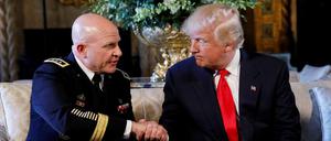 Hier noch vereint: US-Präsident Trump und sein Sicherheitsberater General McMaster