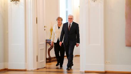 Die Bundeskanzlerin und der Bundespräsident am Mittwoch vergangener Woche.