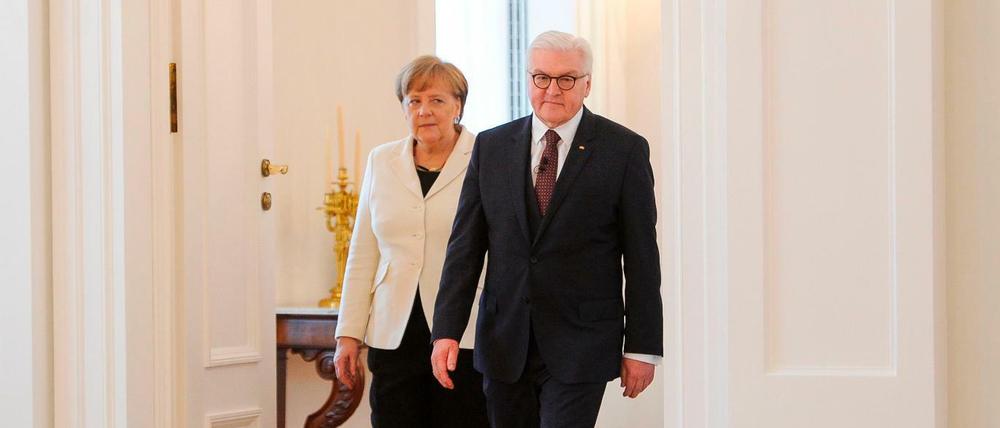 Die Bundeskanzlerin und der Bundespräsident am Mittwoch vergangener Woche.