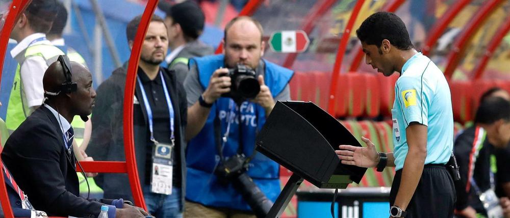 Der Videobeweis kommt auch bei der WM zum Einsatz.