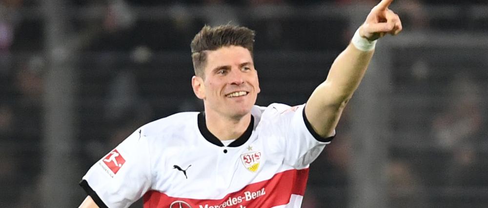 Mario Gomez weiß einfach, wo das Tor steht.