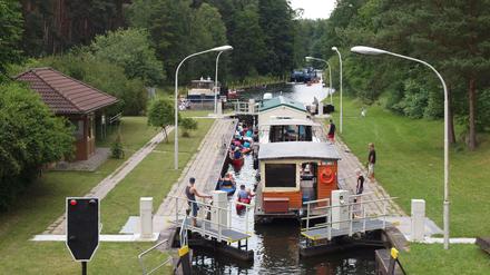 Diemitzer Schleuse.