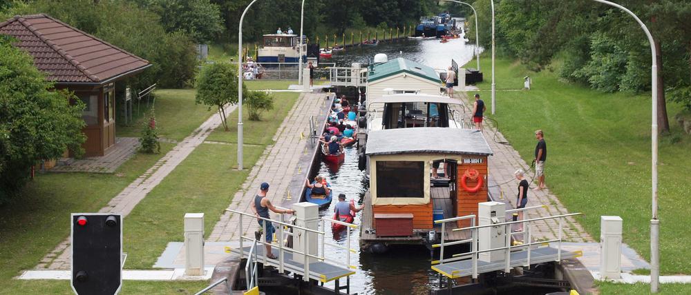 Diemitzer Schleuse.