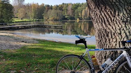 Badestelle in Emstal.
