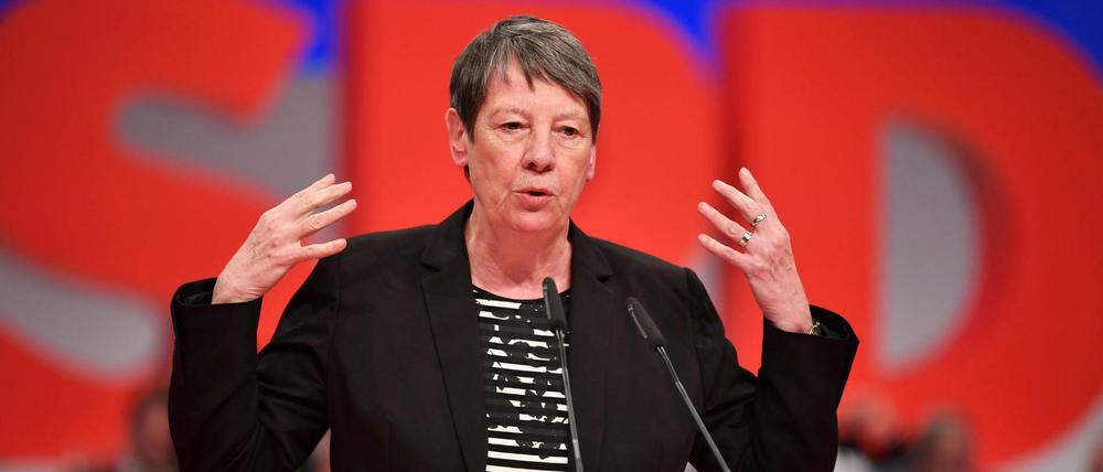 Barbara Hendricks (SPD), ehemalige Bundesumweltministerin. 