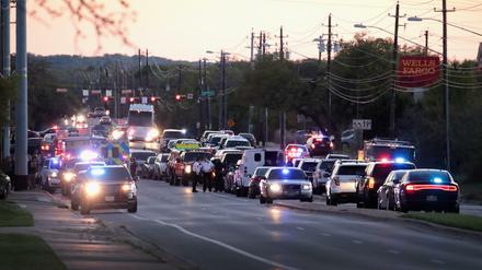 Großeinsatz nach einer Paketexplosion in Austin, Texas.