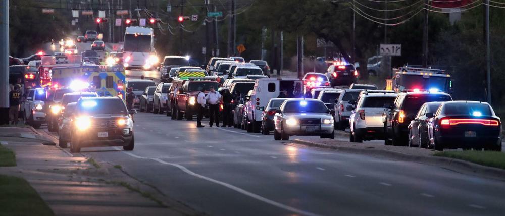Großeinsatz nach einer Paketexplosion in Austin, Texas.