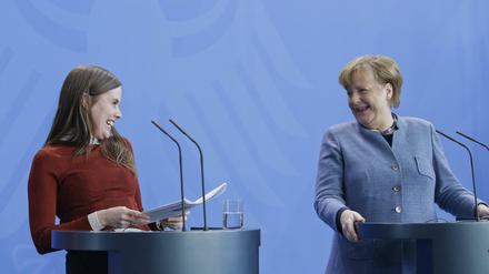 Die isländische Premierministerin Katrin Jakobsdottir war zu Gast in Berlin und besuchte auch die Bundeskanzlerin.