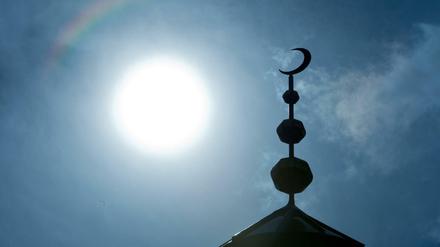 Eine Moschee unter deutscher Sonne.
