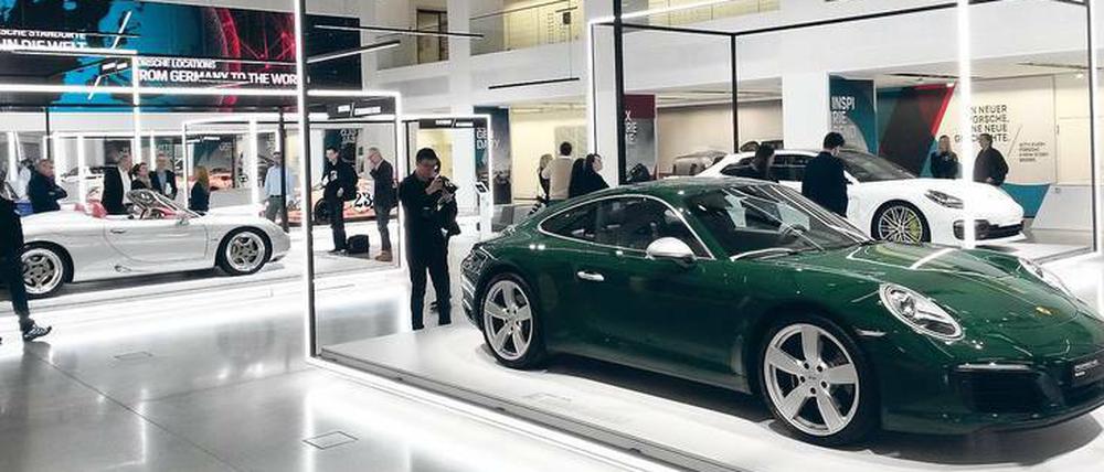 Das Millionending. Der Jubiläums-911er fürs Museum in Irischgrün wurde im Mai 2017 gebaut. Jetzt steht er in Berlin.