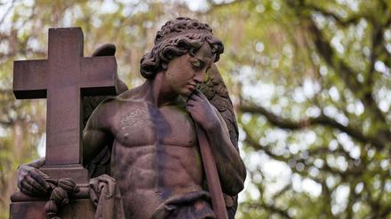 Grabstein auf dem Melaten-Friedhof in Köln.