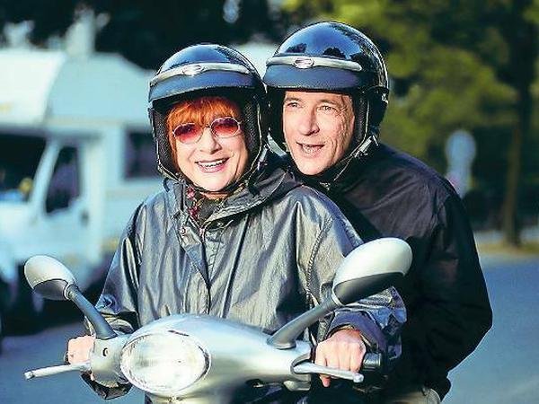 Bella Block (Hannelore Hoger) mit Ex-Freund Abendroth (Rudolf Kowalski).