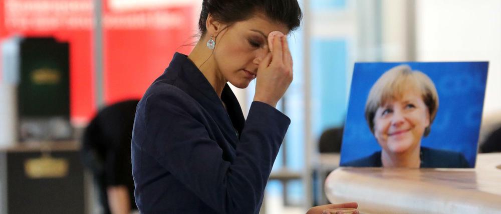 Sahra Wagenknecht, Vorsitzende der Linksfraktion im Bundestag.
