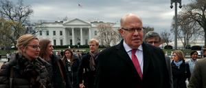 Der deutsche Wirtschaftsminister Peter Altmaier diese Woche in Washington. Er war Teil der diplomatischen EU-Offensive in Washington - nach Altmaier reisten auch Handelskommissarin Cecilia Malmström und Justizkommissarin Vera Jurova in die US-Hauptstadt.