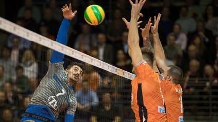 Die Volleys verloren schon das dritte Spiel in neun Tagen gegen Friedrichshafen. 