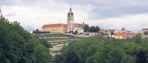 Unterhalb von Melnik, dem Barockstädtchen, wachsen beste Reben. 
