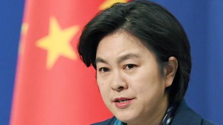 Hua Chunying, Sprecherin des chinesischen Außenamts.