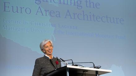 Man muss das Dach reparieren, solange die Sonne scheint, meint IWF-Chefin Christine Lagarde. 