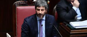 Roberto Fico, Abgeordneter der Fünf-Sterne-Protestbewegung wird Präsident der italienischen Abgeordnetenkammer.