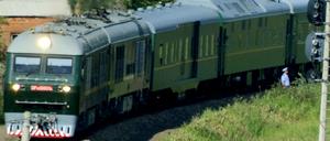 Ein Sonderzug, der von der Führung Nordkoreas genutzt wird (Aufnahme von 2010)