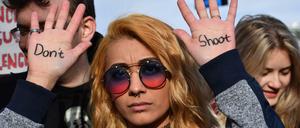 Hundertausende protestierten gegen Waffengewalt.