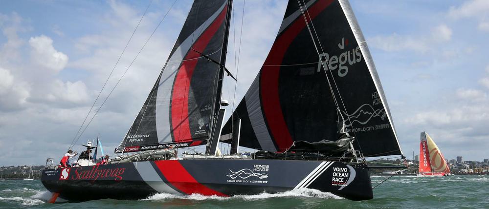 Die Gefahr fährt mit beim Volvo Ocean Race.